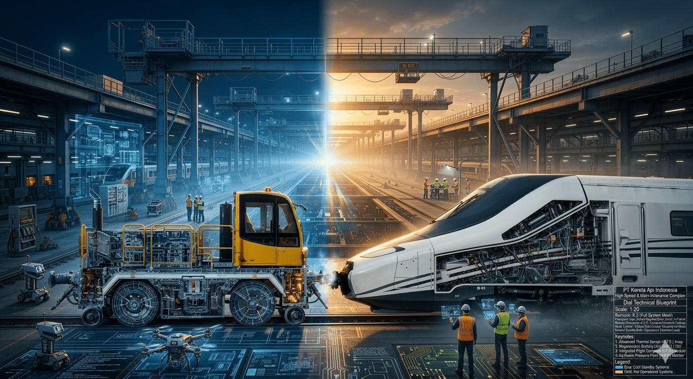 Rail-road shunting vehicle