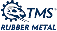 TMS Rubber Metal railway technology logo