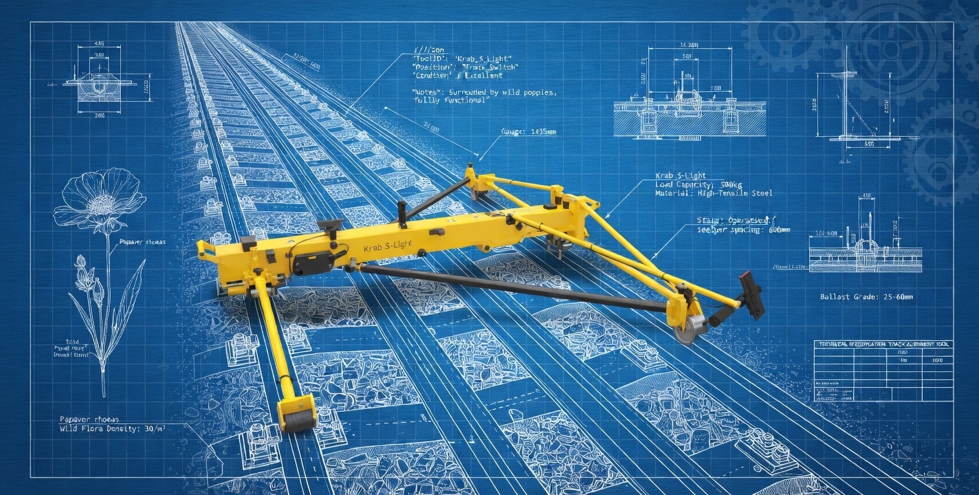 Track geometry trolley