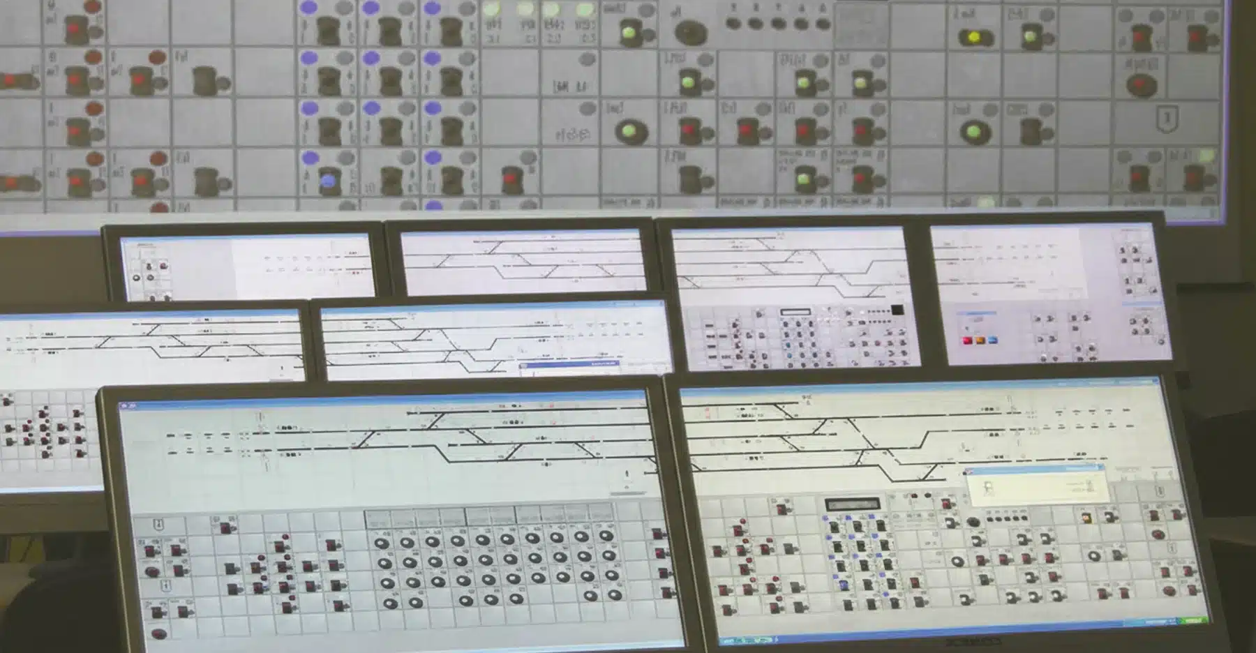 SimAcei railway operations and interlocking simulation room