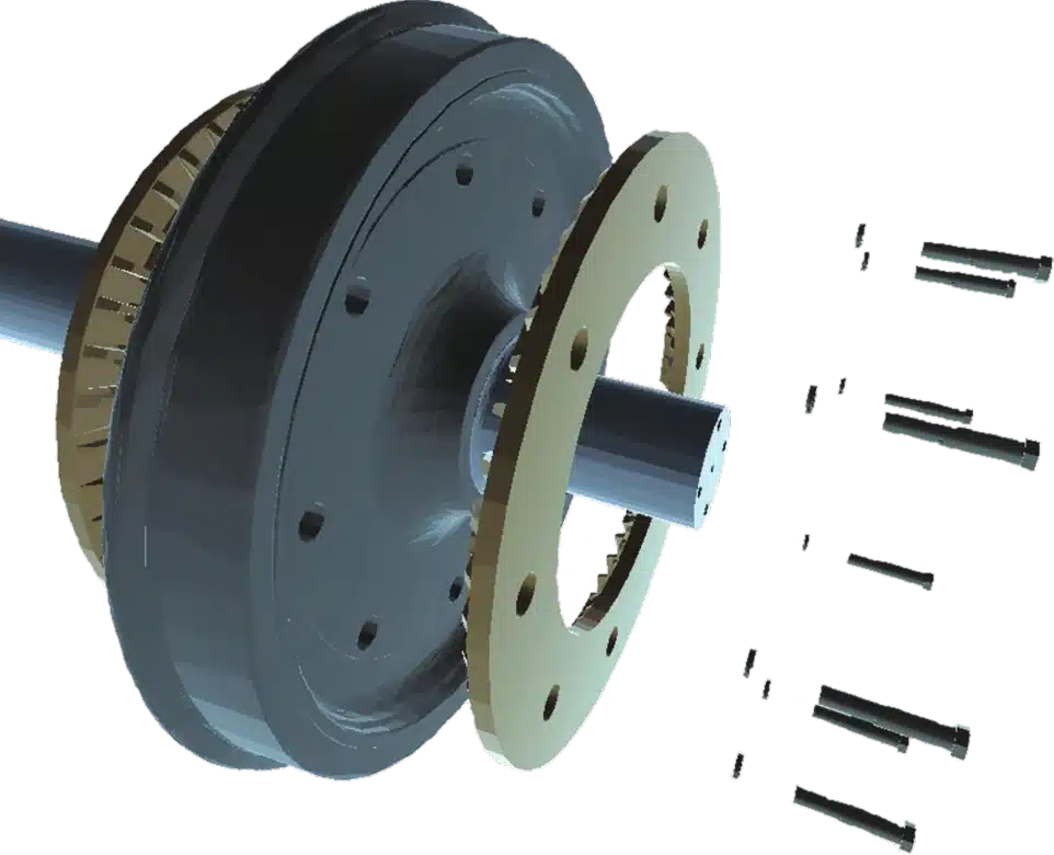SimuTeach railway component exploded view